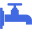 Symbol przyłącze wodociągowe
